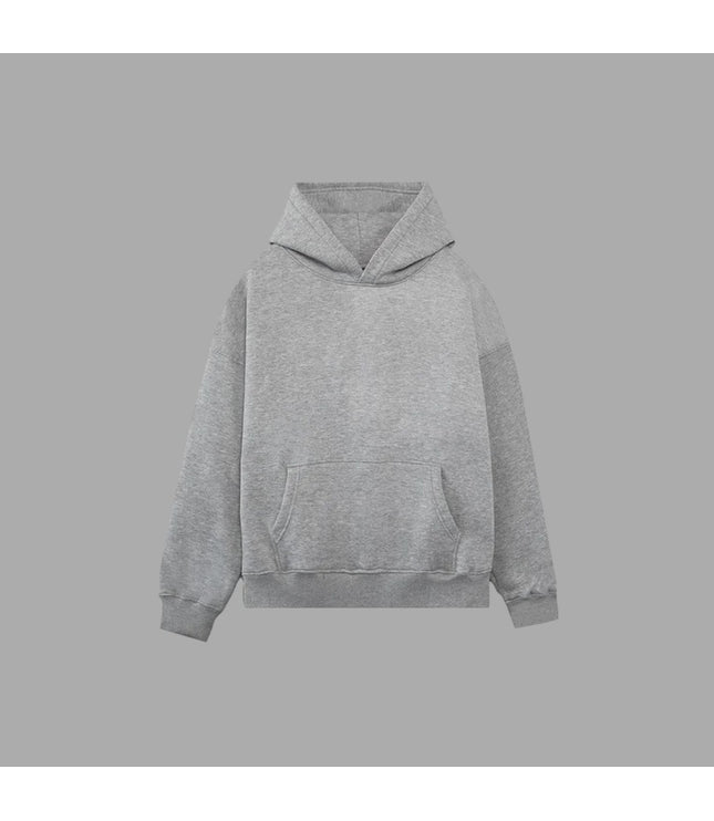 Wholesale 50-Pack  Grey Drop Shoulder Hoodies